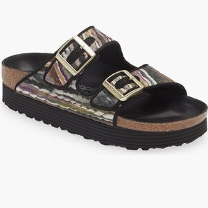 Birkenstock Papillio by Arizona Platform Slide Sandal NWOT Sz 8-8.5